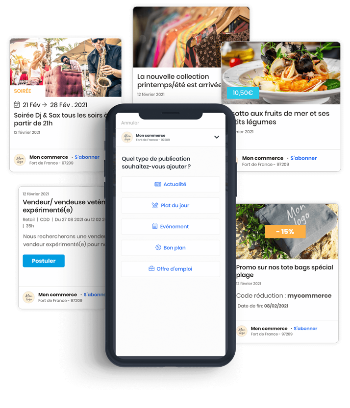 Airlocal app publications' looks